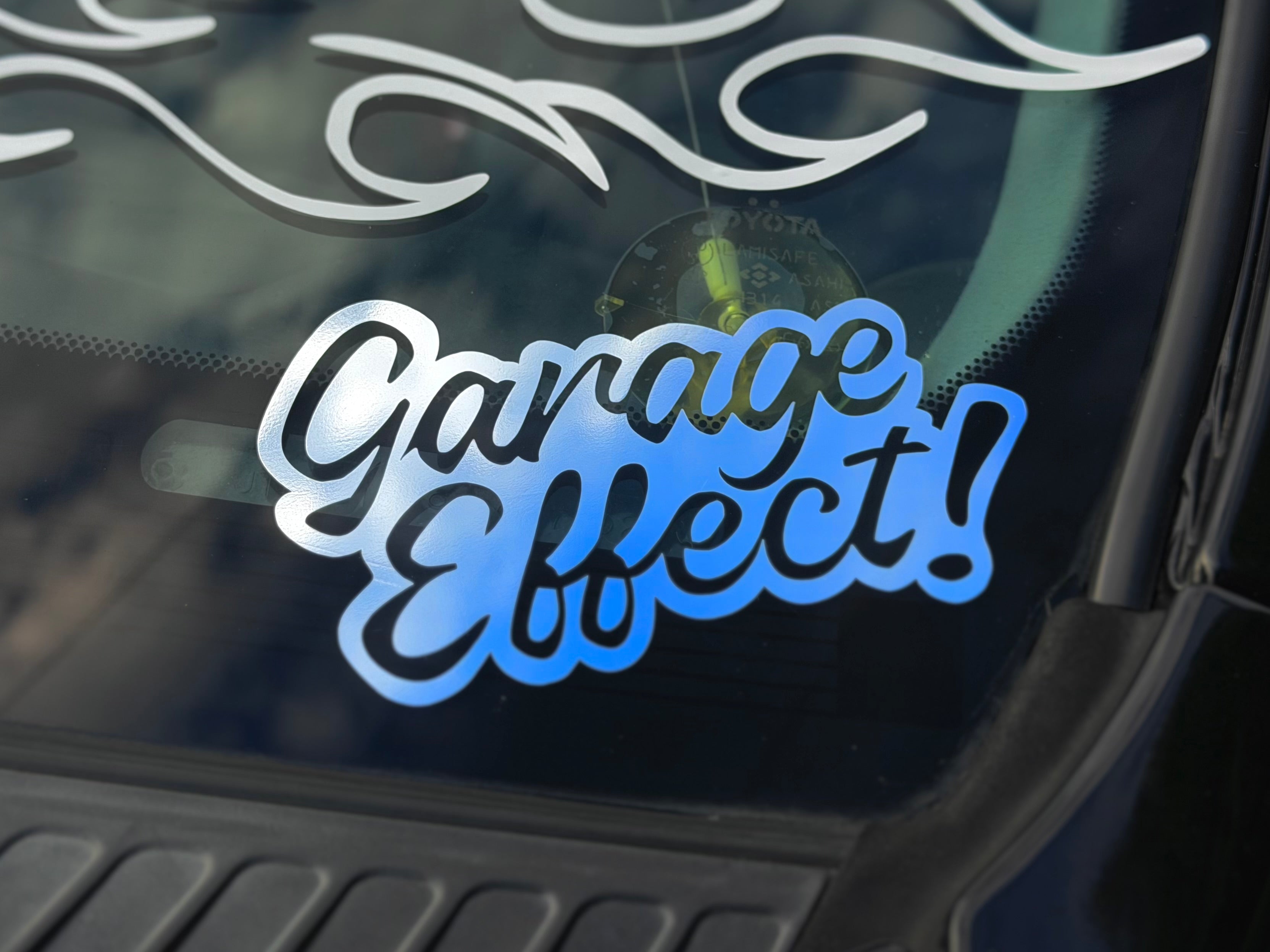 GARAGE EFFECT retro sticker