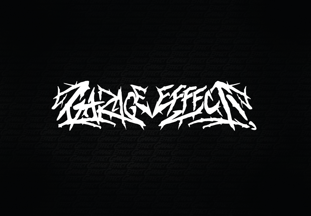 GARAGE EFFECT TRIBAL GOTHIC (small) sticker